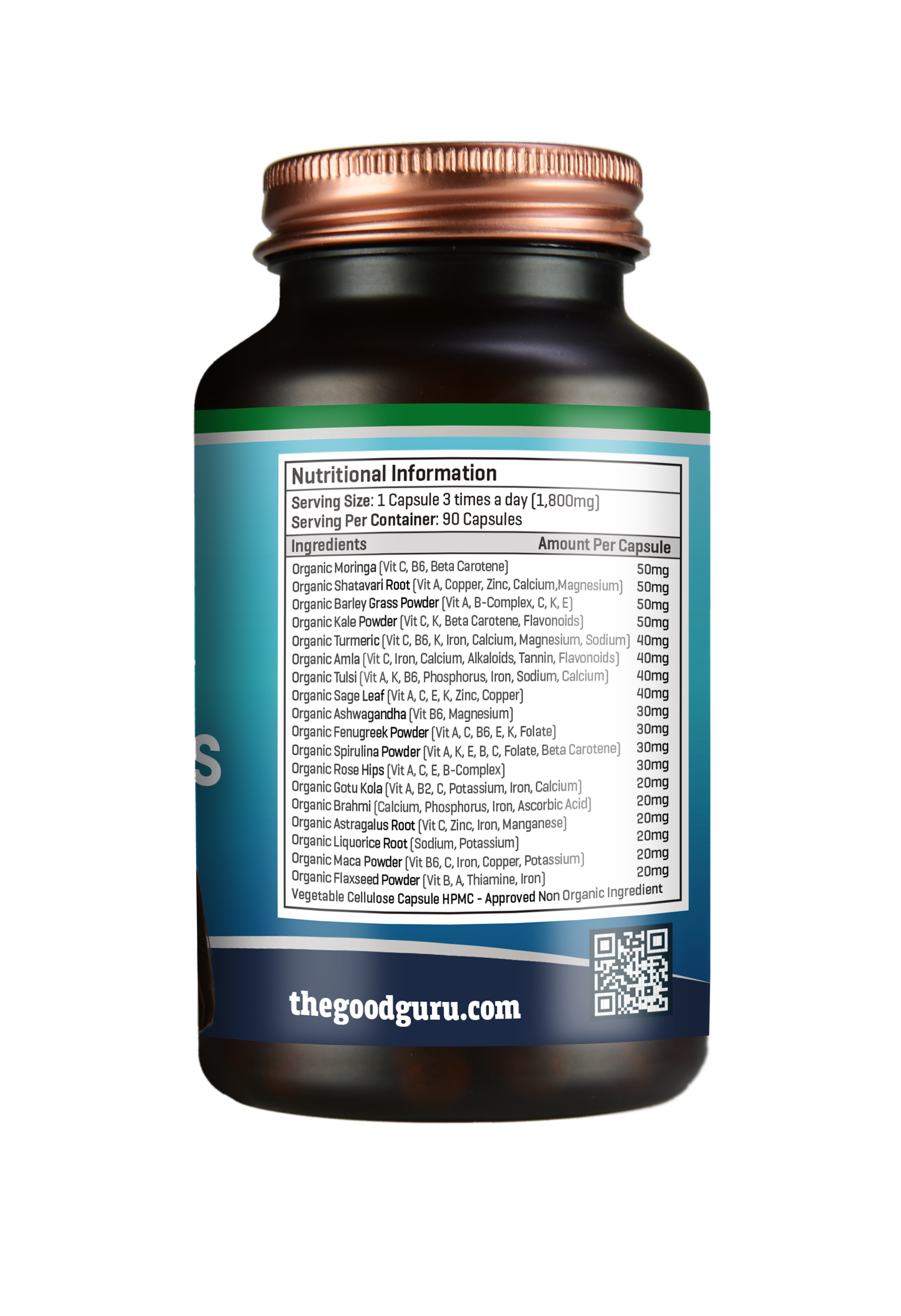 The Good Guru - Wholesale Oral Supplement/Vitamin - Organic Multivitamin Women1