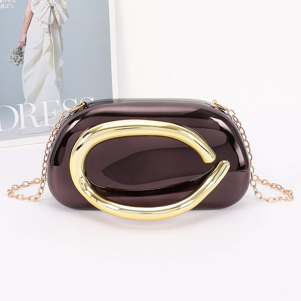 3AM BY H&D ACCESSORIES – wholesale Clutch bag – women's – Metallic Frame Clutch9