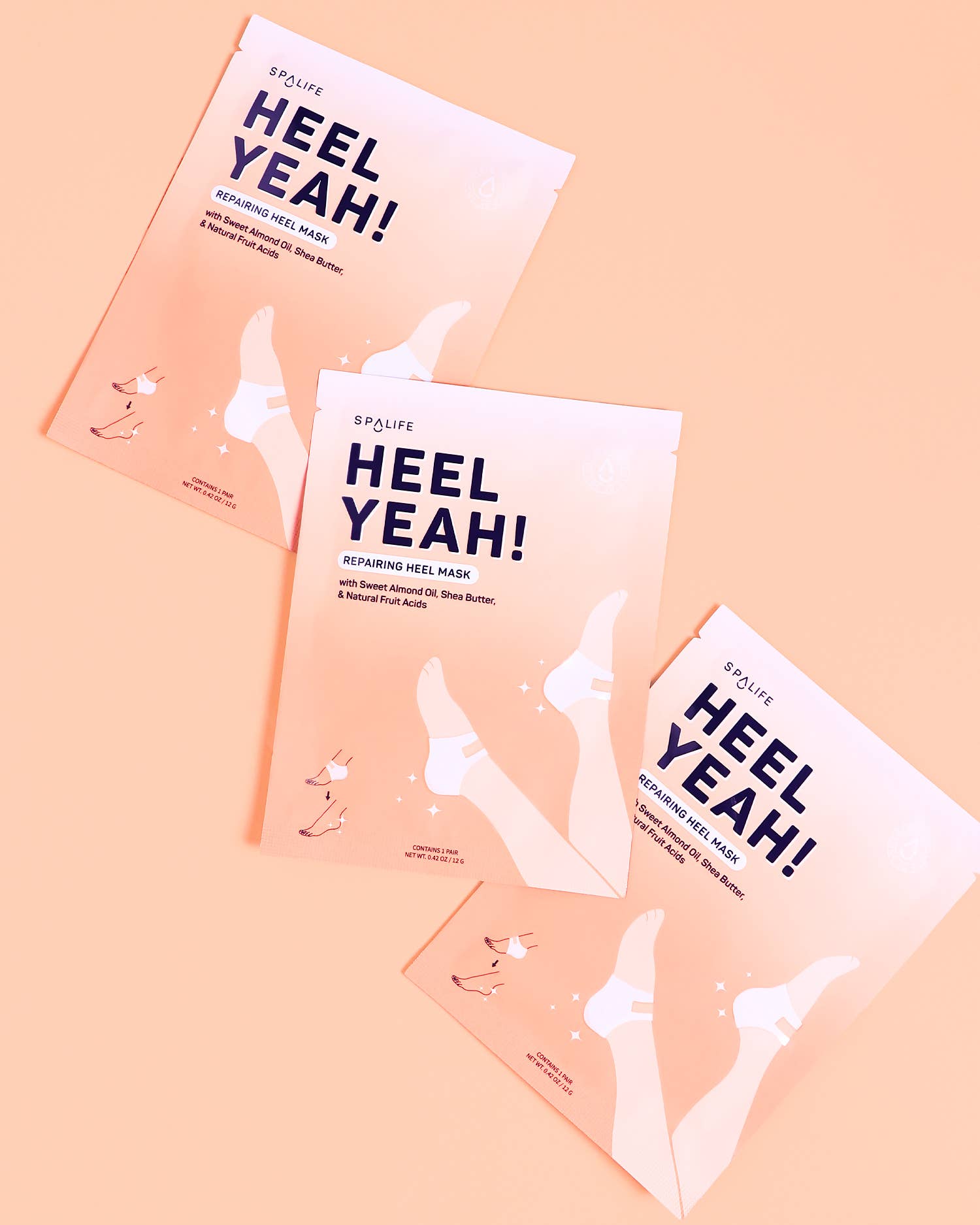 My Spa Life - Wholesale Foot Mask - Heel Yeah! Repairing Heel Mask 1