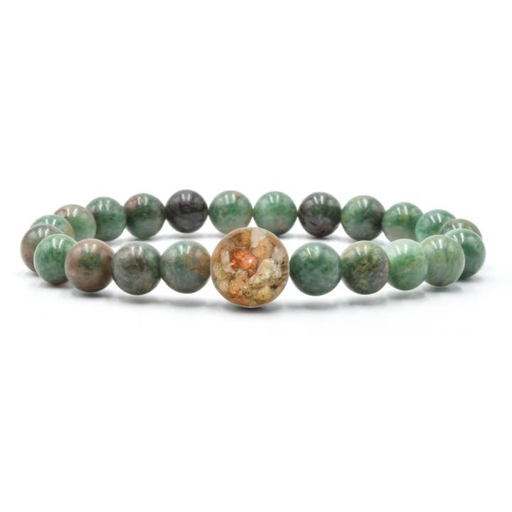 Homes Bracelets - Wholesale Beaded Bracelet - California Stones + African Jade