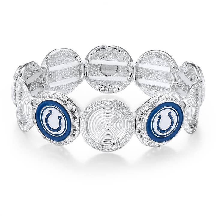 Pulsera elástica con logo de los Indianapolis Colts de la NFL para venta al por mayor de Simran International