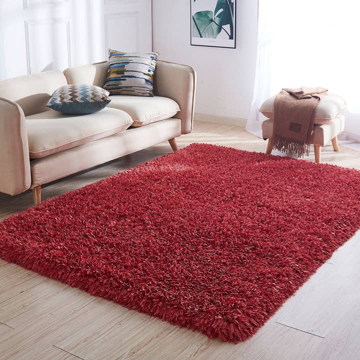 Tapis touffeté à la main en corail pour la vente par Amazing Rugs
