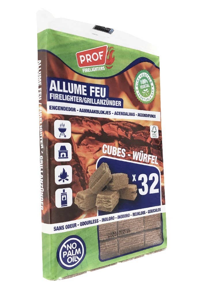 PROF – wholesale Lighter – PROF 32 compressed natural firelighter1