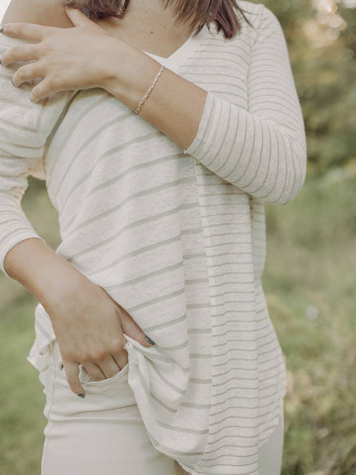 Summer Camp – wholesale Tunic – Women’s – Breezy Mornings Striped Raglan4