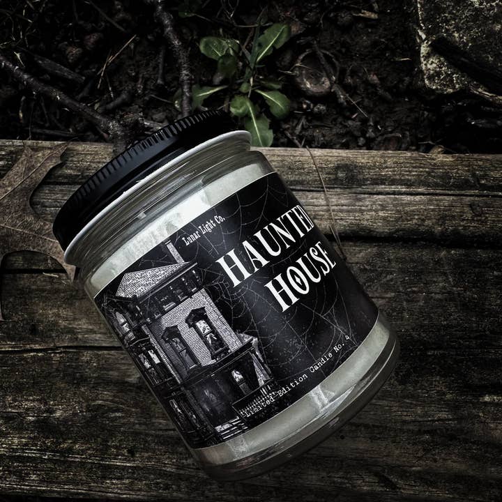 Haunted House Gothic Scented Candle Horror Vintage Victorian for wholesale by Lunar Light Co.