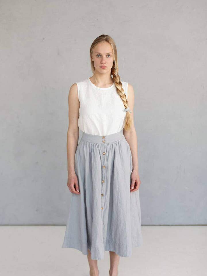 Skirt Olivia (L503) for wholesale by La Petite Alice