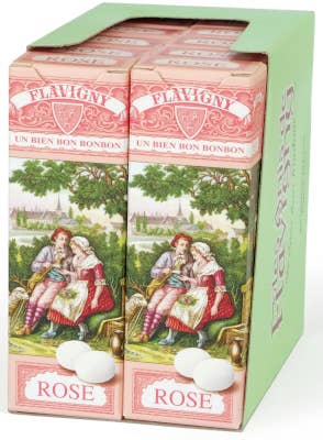 French Feast - Wholesale Hard Candy - Anis de Flavigny Pocket-size box 18g original rose
