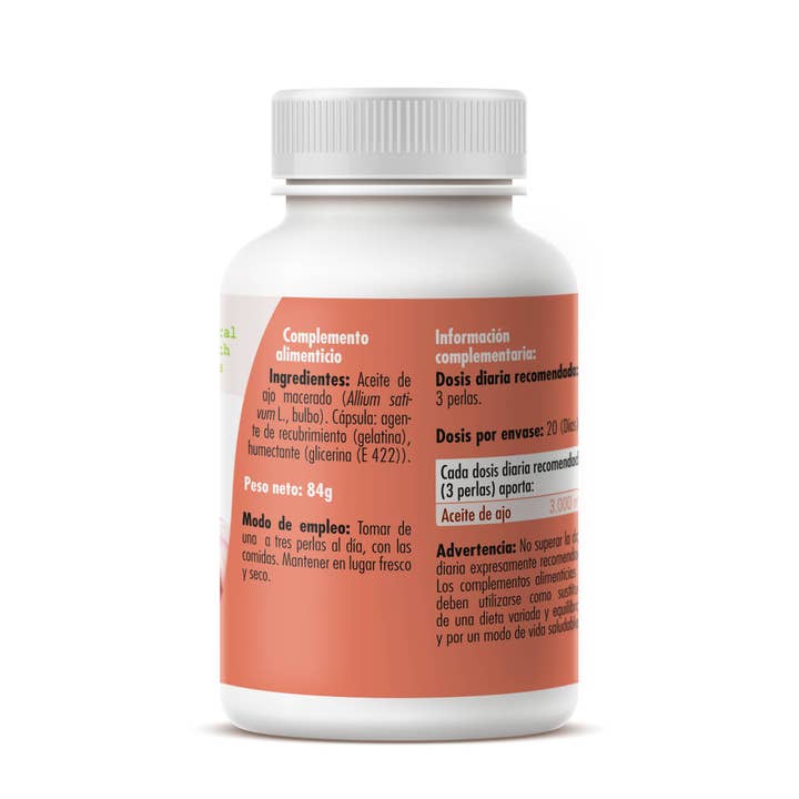 Pridahofarma - Venta al por mayor Suplementos/vitaminas para beber - GHF Ajo Macerado desodorizado 60 perlas