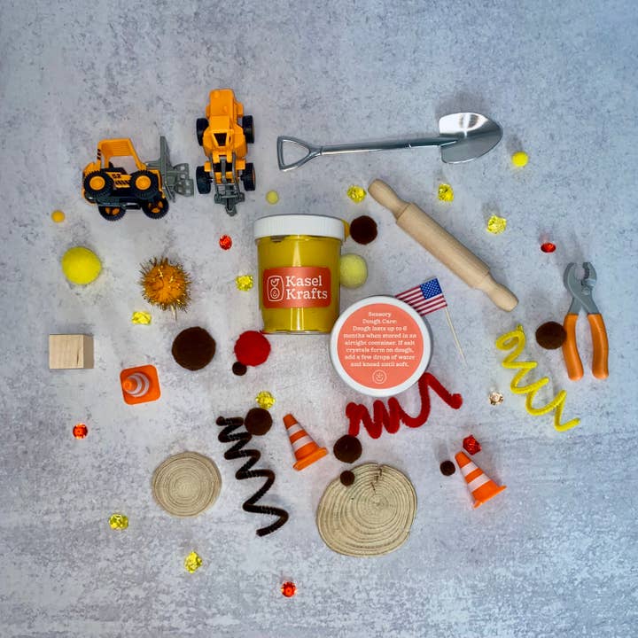 Construction Sensory Play Kit for wholesale by Kasel Krafts