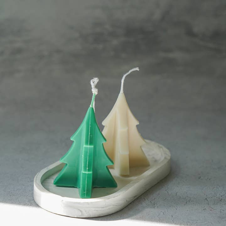 Gokican – wholesale Novelty candle – Small Christmas Tree Candle-Christmas Decor Ornaments1