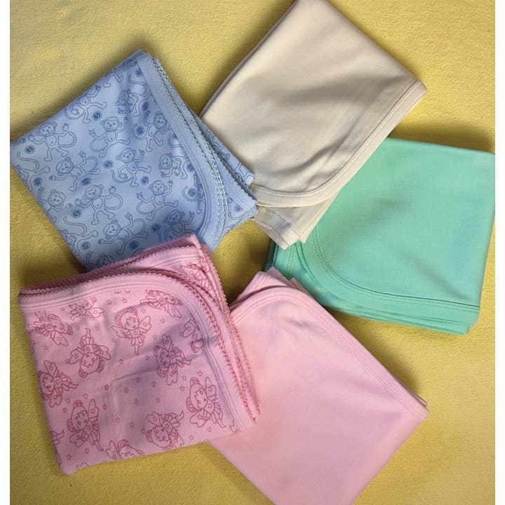 Organic Cotton Receiving Blanket Natural Undyed - Ecobaby Or for wholesale by Healthy Body Head To Toe