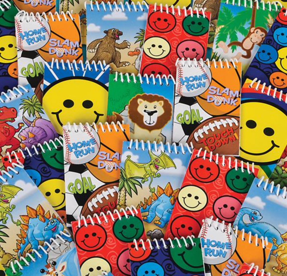 La Luna Bella - Toys - Vendita all'ingrosso Quaderni - ASSORTIMENTO DI TACCUINI A SPIRALE DA 3,5" (72 PEZZI/BUSTA) LLB Stationary0