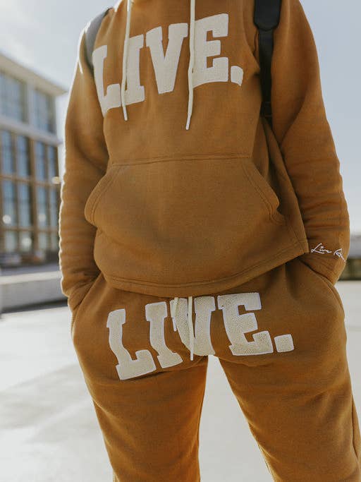 Live Above Clothing - Vendita all'ingrosso Pantaloni sportivi/da jogging loungewear - Donna - Live Chenille Joggers - Biscotti e crema2