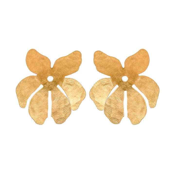 Boucles d'oreilles Mini Tahiti en or pour la vente par We Dream in Colour