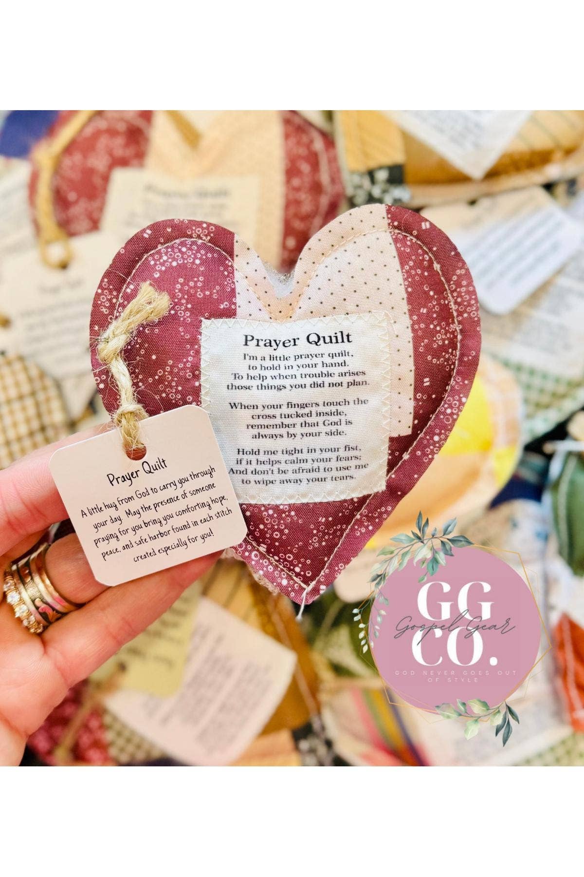 Gospel Gear Co - Venta al por mayor Edredones acolchados - Manta de Oración de Bolsillo3