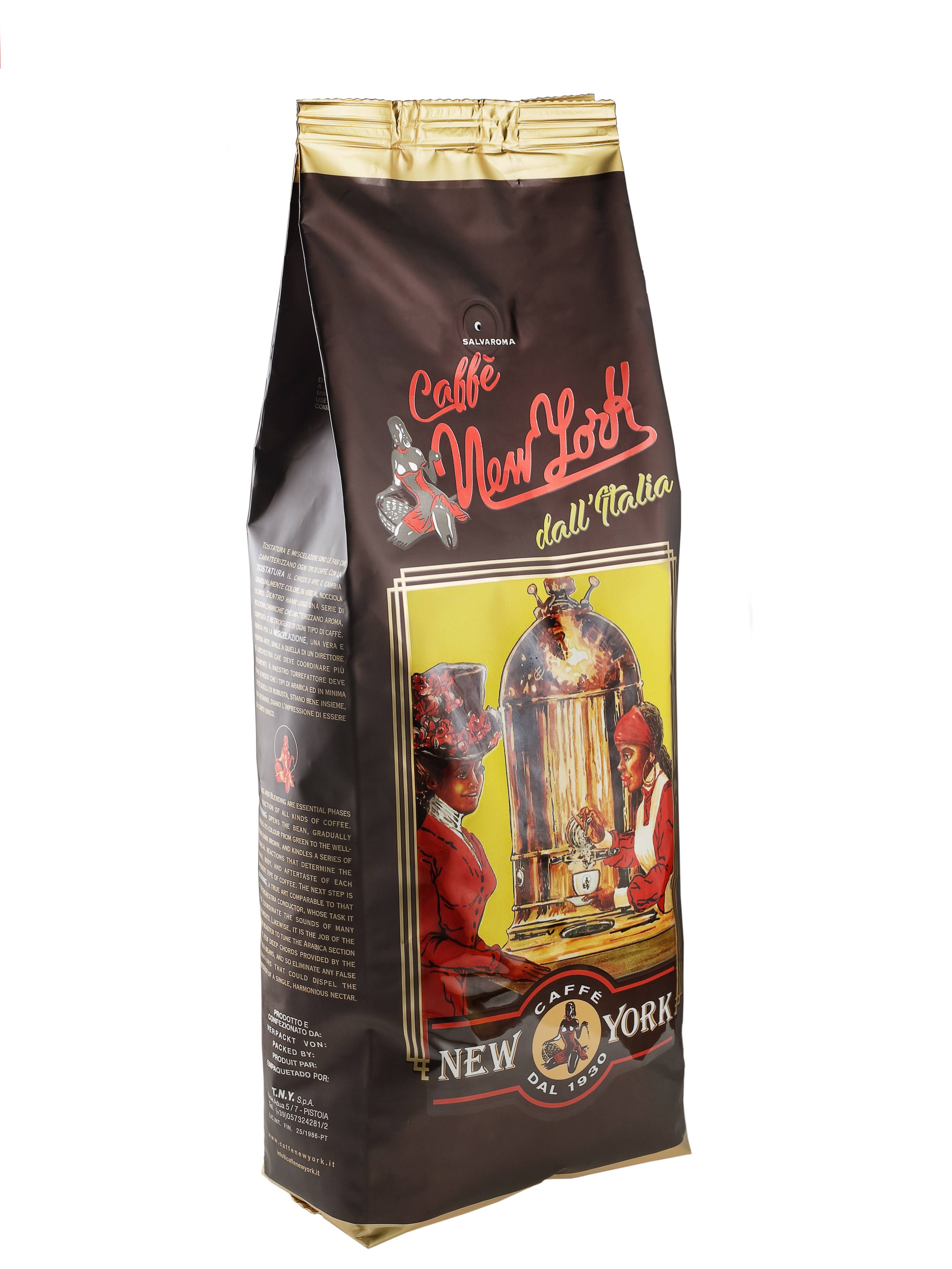 Caffè New York - Wholesale Coffee Beans - New York Coffee - EXTRA - 100% Arabica - in beans - 1Kg1
