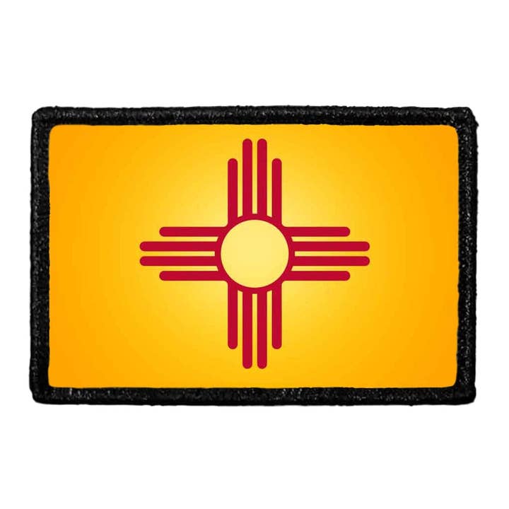 New Mexico State Flag - Farve - Aftagelig Patch for engroshandel hos Pull Patch