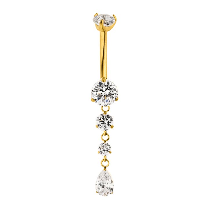 Schmuckgroßhandel - Wholesale Belly Ring - Luxe Glow Belly Piercing | Titanium