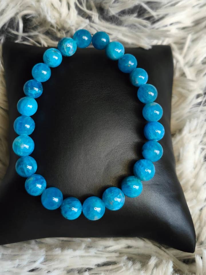Blue Apatite Bracelet for wholesale by Carlitina