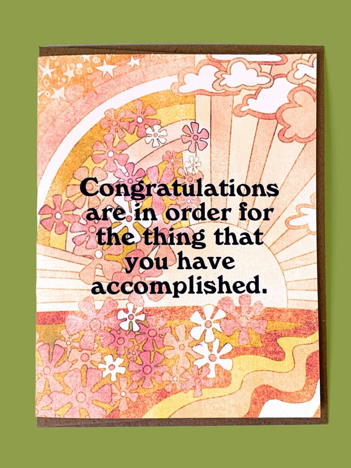 Congratulations Card for wholesale by MBMB