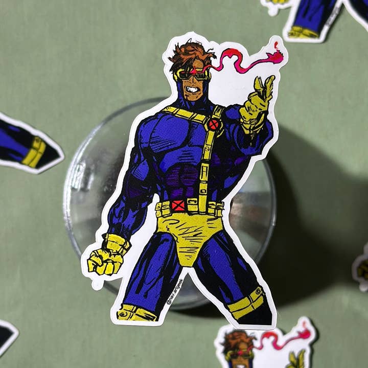 Desi design and chai - Wholesale Sticker - Cyclops vinyl stickers0