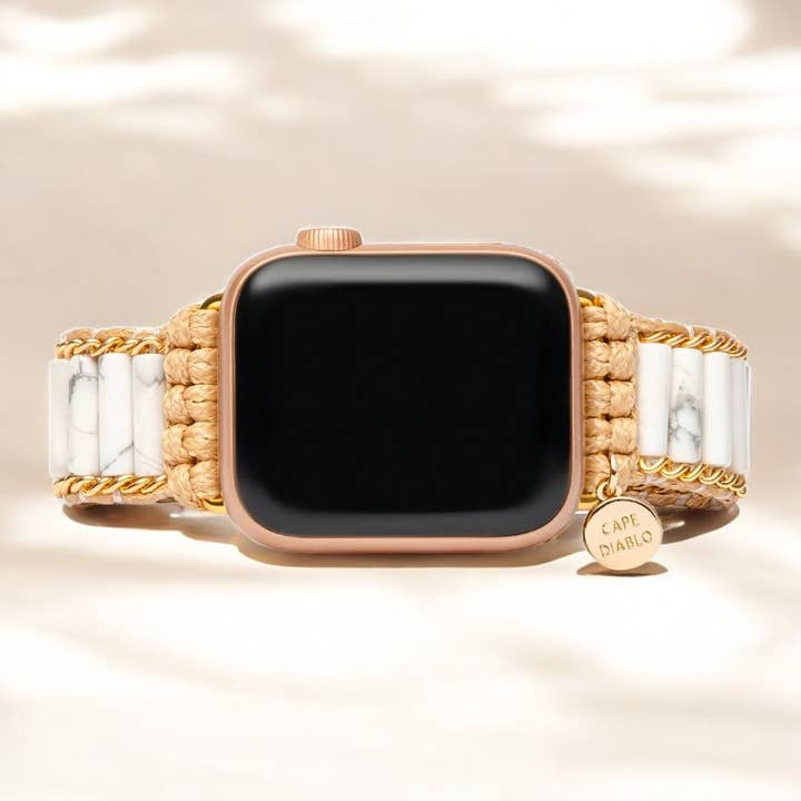 Cape Diablo - Wholesale Watch Band/Strap - Women's - Heavenly Howlite Apple Watch Strap