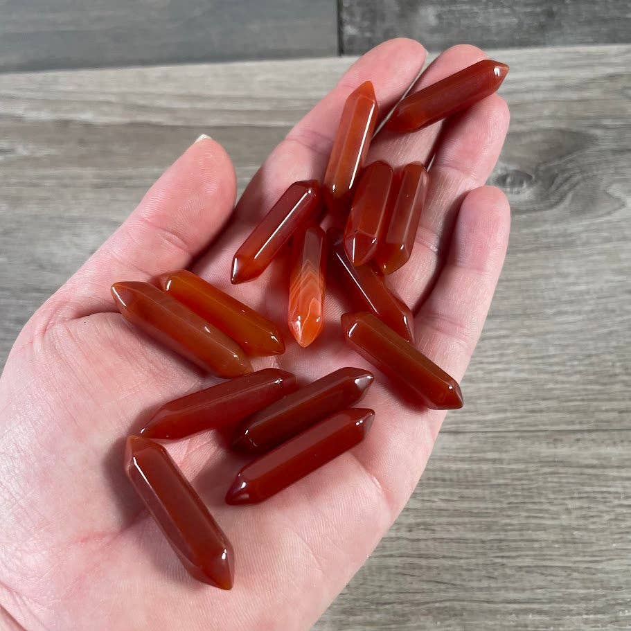 Keystone Crystals - Wholesale Spiritual Stone/Crystal - Small Gemstone Double Terminated Carved Crystal Wands19