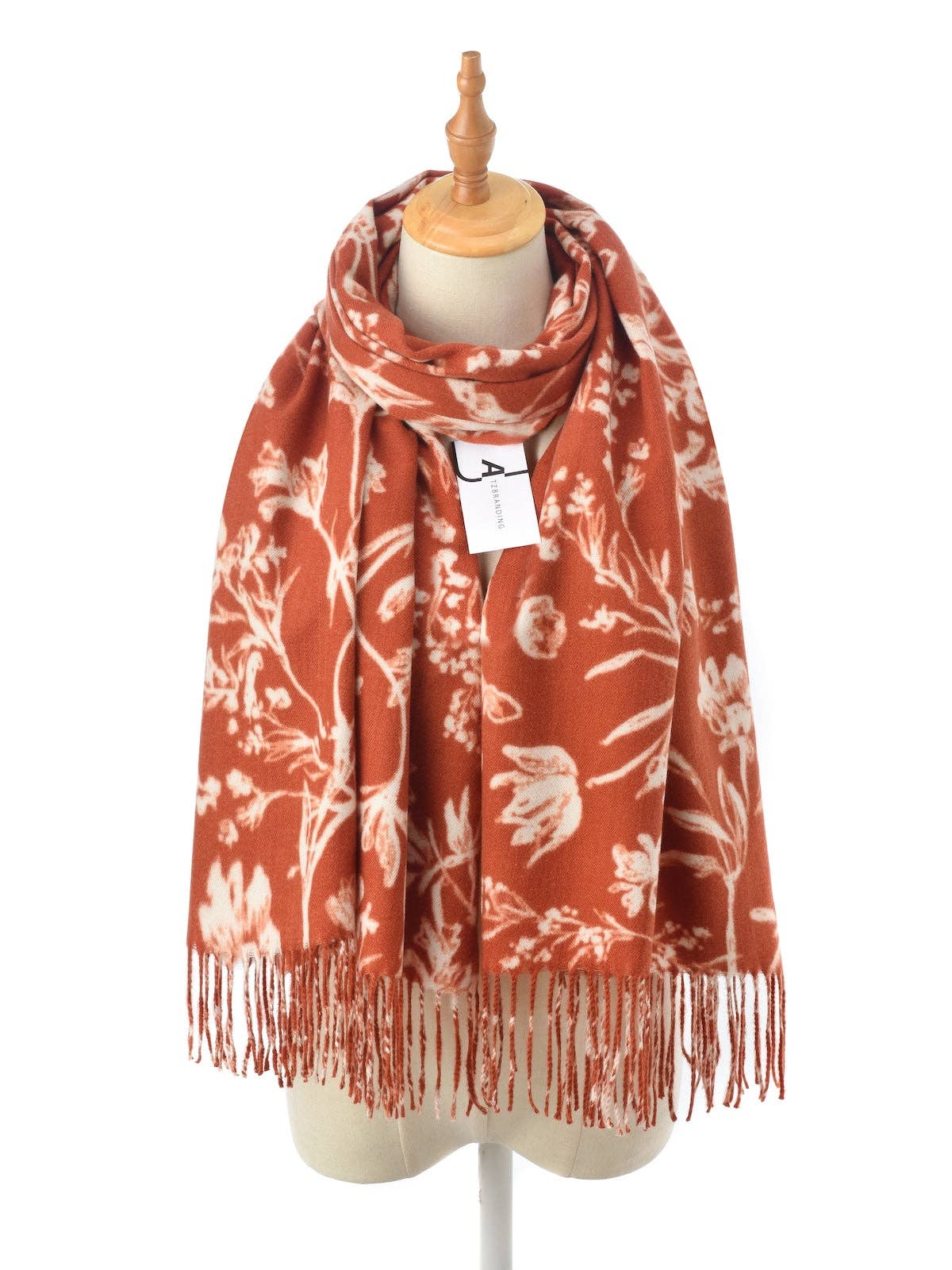 Funkyrel® Atzbranding Limited - Wholesale Scarf - Women's - Scravii - Floral Winter Scarf4