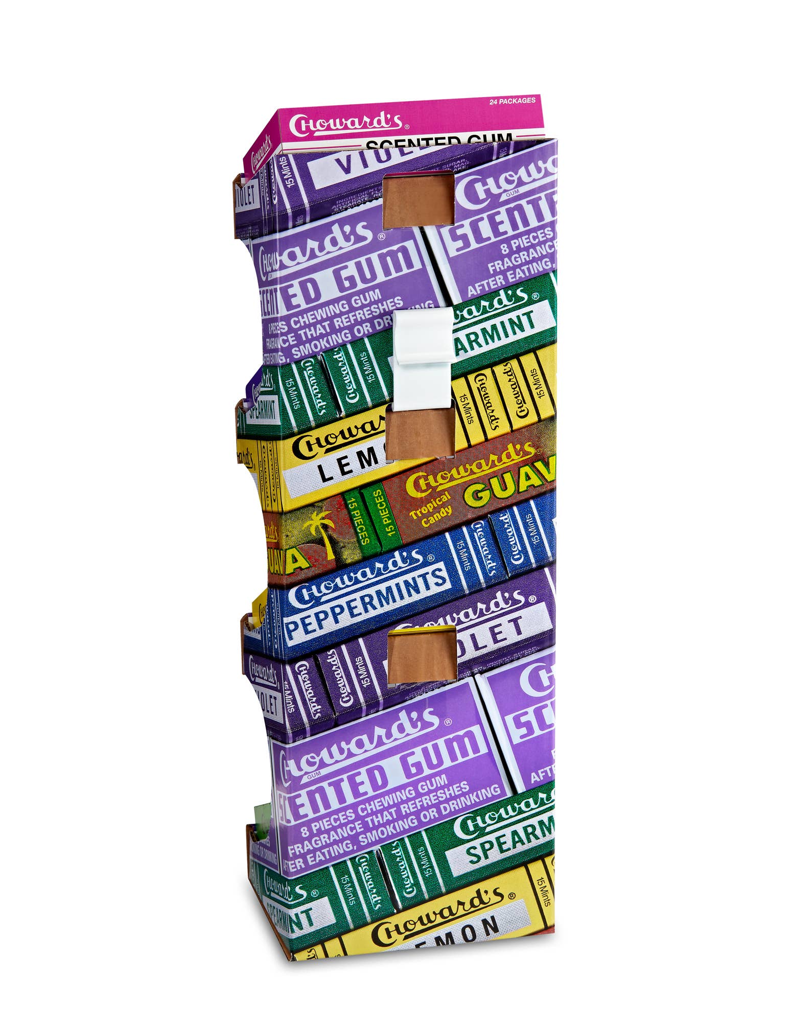 C. Howard Company, Inc. - Wholesale Chewing Gum - 96 ct. side kick or counter shipper4