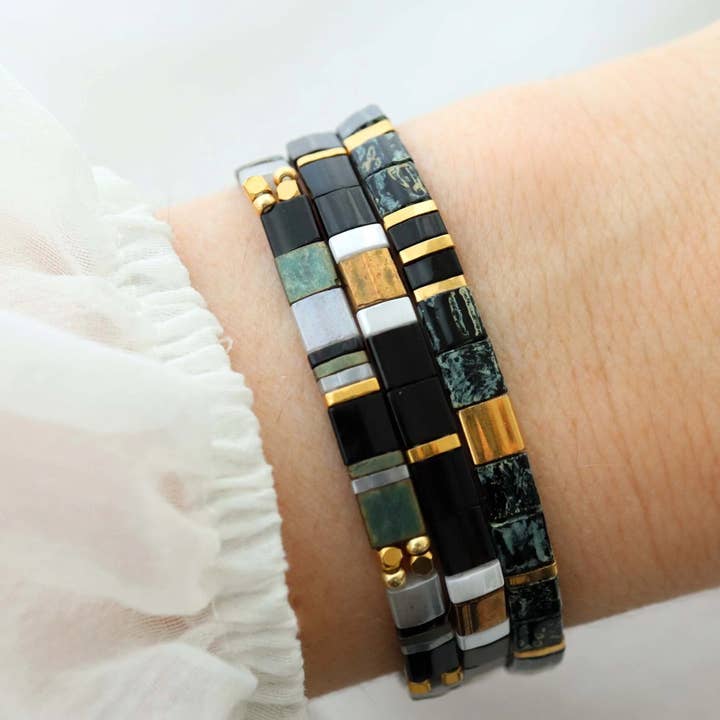 Koss Design – Pulseira de missangas por atacado – Parure Iconic - Pulseiras de pérolas1