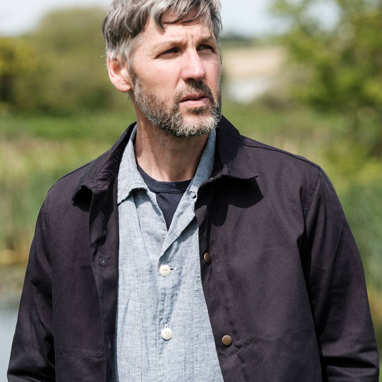 Yarmouth Oilskins - Wholesale Jacket - Men's - The Deck Jacket - Indigo2