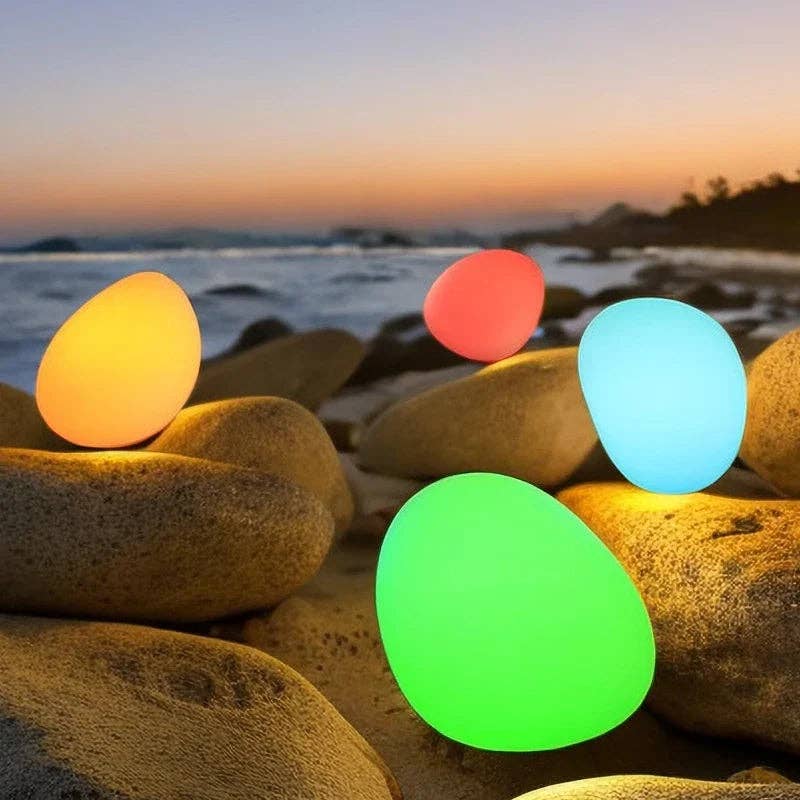 Kiyo Home - Wholesale Outdoor/Lawn Light - Solar Patio Stones | Solar Rock Light | Outdoor Garden Decor2