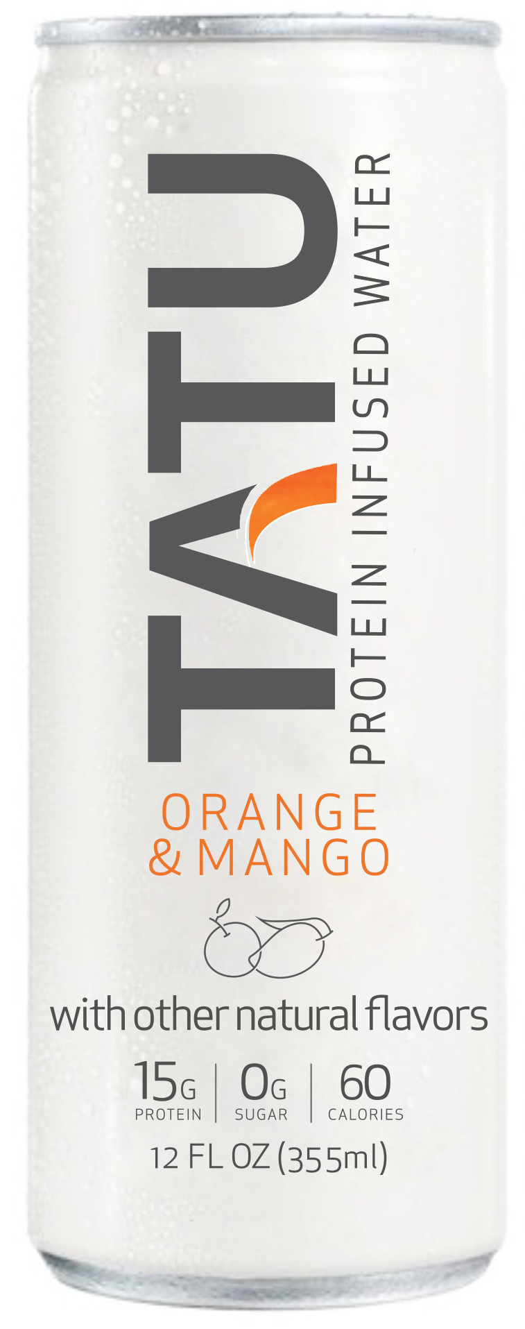 Wholesale Individual Cans TATU Protein Water Orange Mango for your