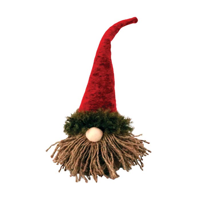 Med Garden Gnome w/Mossy Beard for wholesale by Bright Ideas