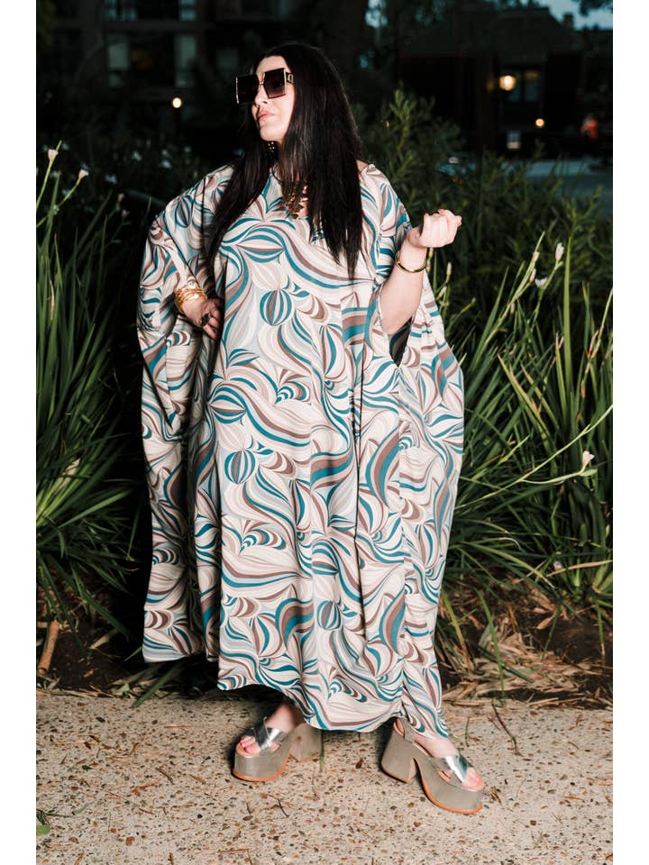 byVINNIK - Wholesale Kaftan – Women's - Long Caftan Kaftan Dress in "Jump In"3