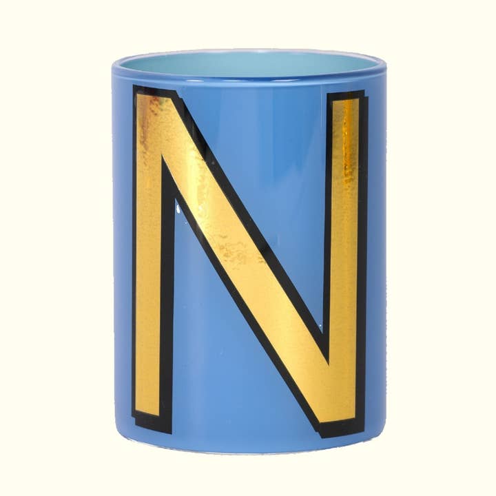 Alphabet Brush Pot - N for wholesale by Bridie Hall Ltd