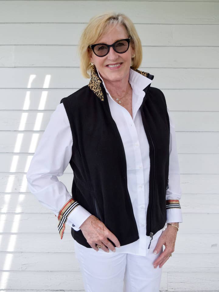 Audrey Ribbon FC - White w Khaki Stripe Ribbon for wholesale on Faire4