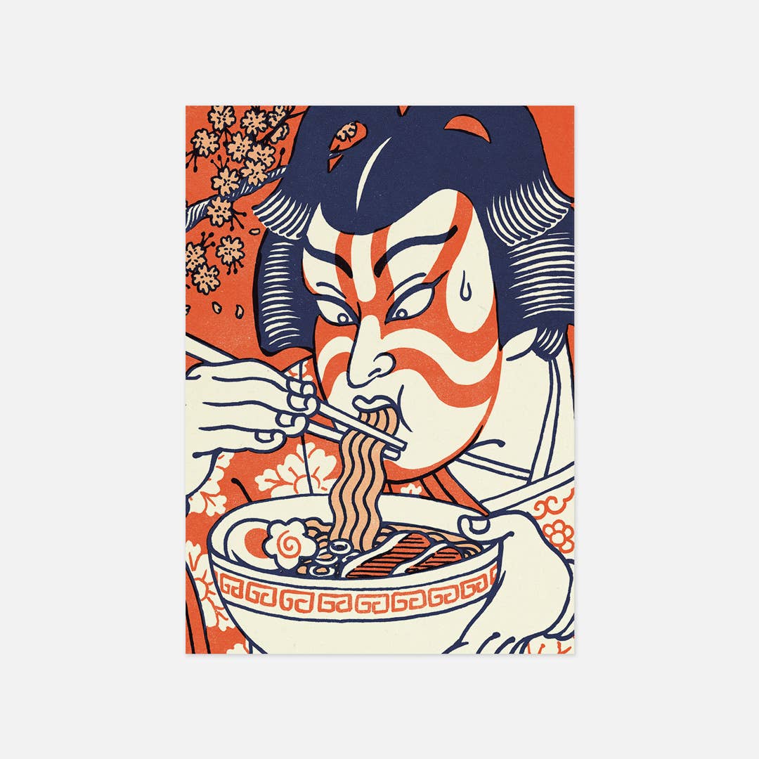 Yeaaah! Studio - Wholesale Postcard - “Kabuki Ramen” Postcard - A6 Size