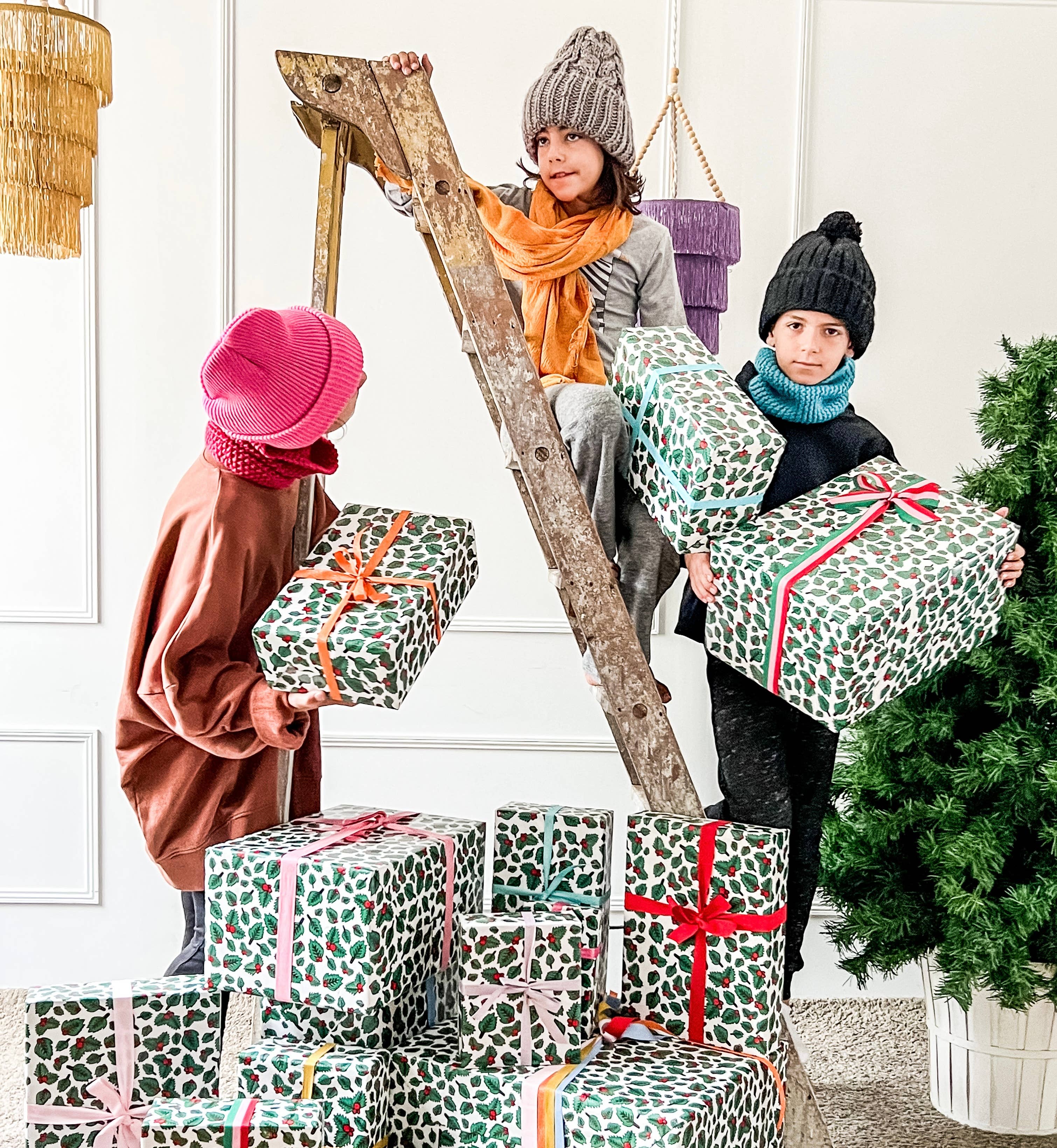 CHIC&PAPER - Vente Rouleau de papier cadeau - Mini-rouleau De 70cm x 2m GUI AdJ2