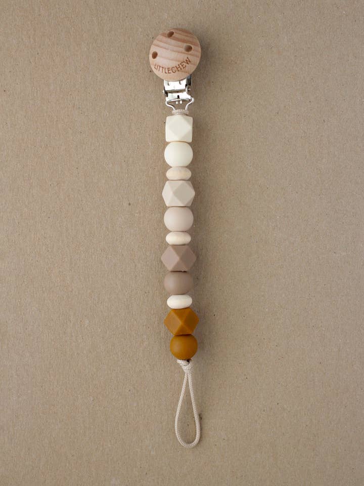 Pacifier Clip - Robin | Truffle for wholesale by Little Chew