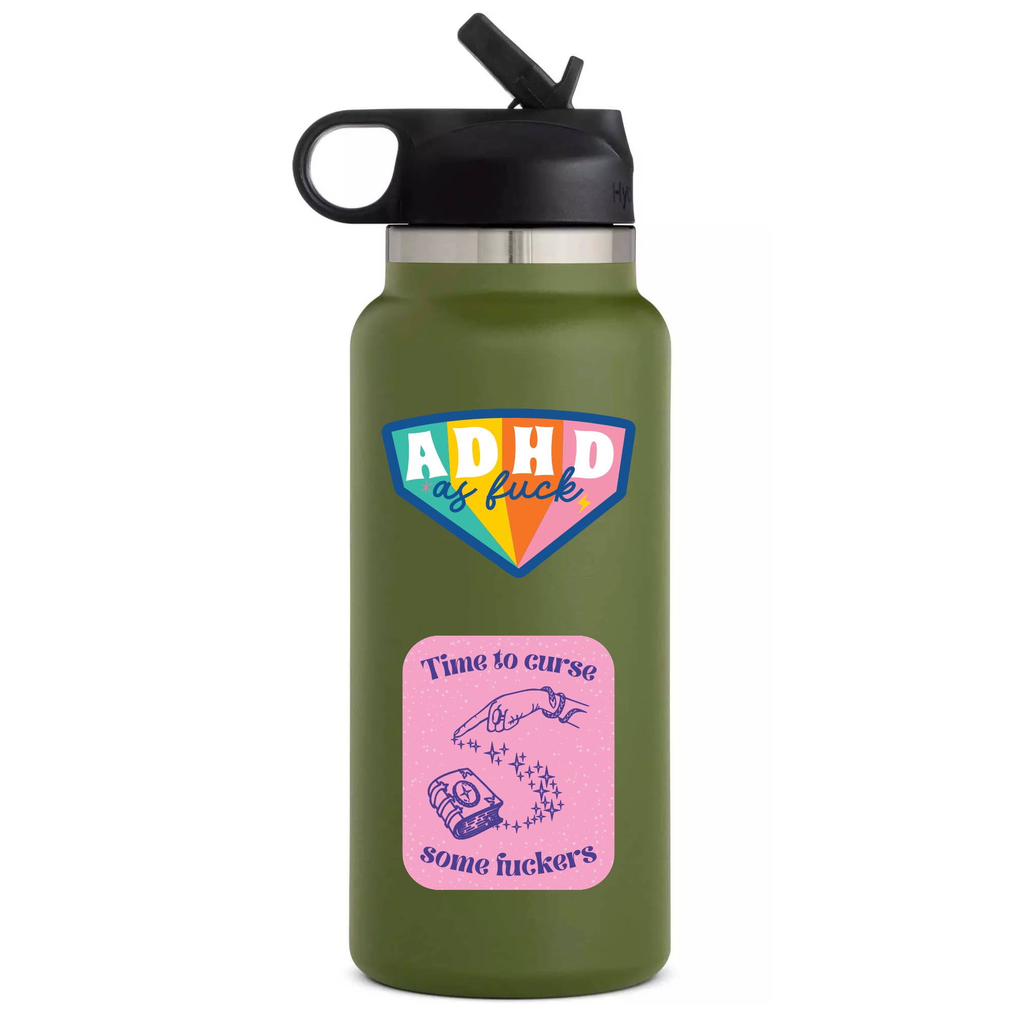 Juju and Moxie - Wholesale Sticker - Magic Curse Fuck Swear Funny High Quality Vinyl Sticker2