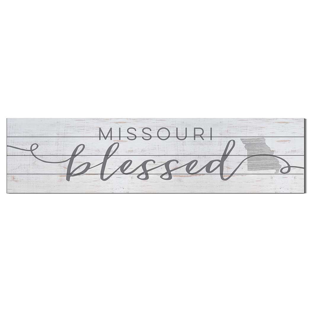 Kindred Hearts - Wholesale Sign - 40x10 Missouri Blessed Weathered Slat Sign0