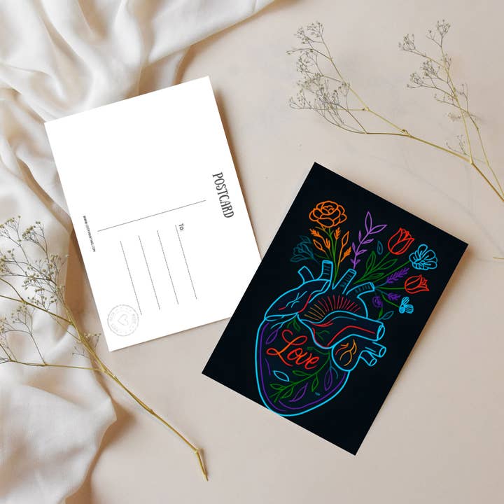 Heart Postcard for wholesale by Cozy Print