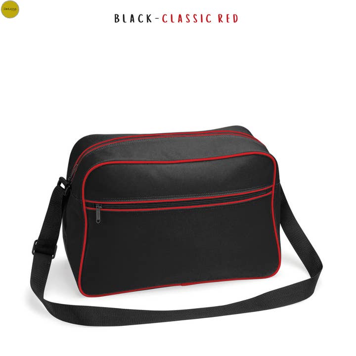DeeJons Blanks - Wholesale Shoulder Bag - Unisex - BagBase Retro Shoulder Bag