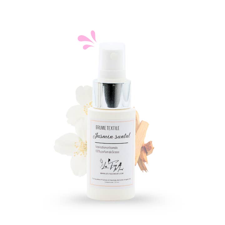 Jasmine sandalwood textile mist for wholesale by Les Fées Mères
