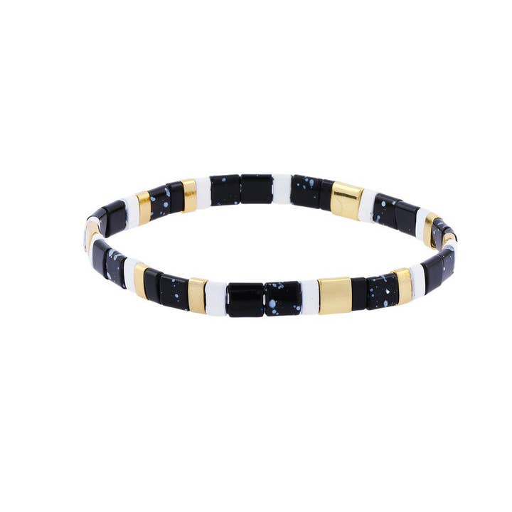 Mio Queena - Wholesale Beaded Bracelet - 5MM TILA Beads Beaded Elastic Bracelets - BJ