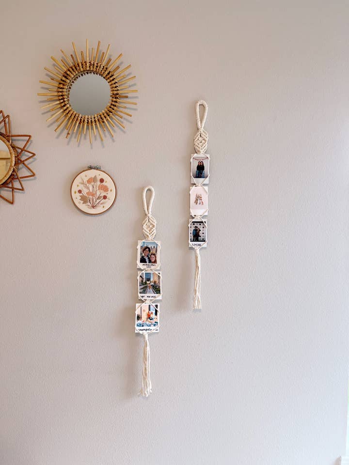 Macrame Photo Holder for wholesale by Meraki Handmade Collective