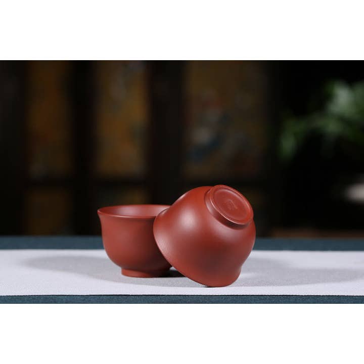 Gohobi (We cover U.S. import duties) - Wholesale Coffee/tea cup - Gohobi Red Yixing Clay Ceramic Classic Tea Cup8