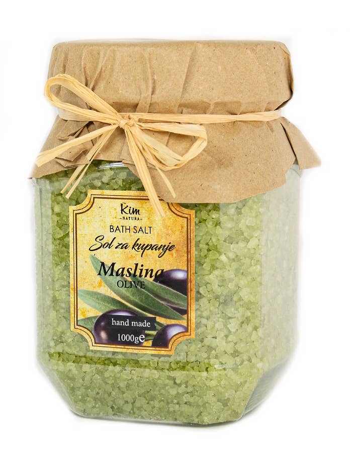 Sel de Bain Marin Kim Natura à l'Olive 1 kg pour la vente par SferaNatura by INCI SRL