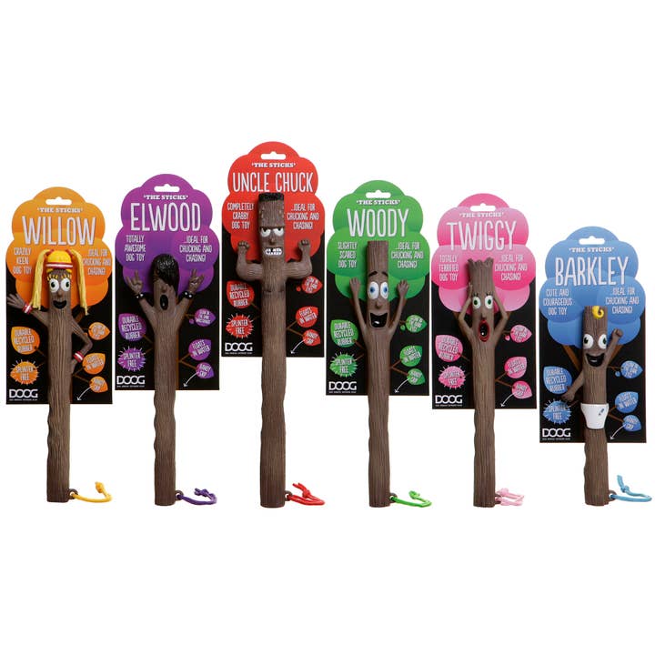DOOG & Outback Tails & Country Tails - Wholesale Pet Chew Toy - Dog - The DOOG STICK Family Fetch Toys